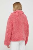 Куртка United Colors of Benetton жіноча колір рожевий перехідна (3614125)