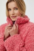 Куртка United Colors of Benetton жіноча колір рожевий перехідна (3614125)