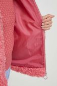 Куртка United Colors of Benetton жіноча колір рожевий перехідна (3614125)