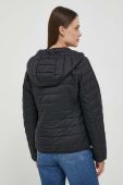 Куртка United Colors of Benetton жіноча колір чорний перехідна (3528133)