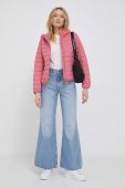 Куртка United Colors of Benetton жіноча колір рожевий перехідна (3504040)