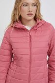 Куртка United Colors of Benetton жіноча колір рожевий перехідна (3504040)