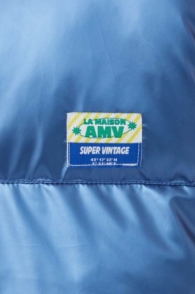 Безрукавка American Vintage жіночий зимовий колір блакитний фото 5