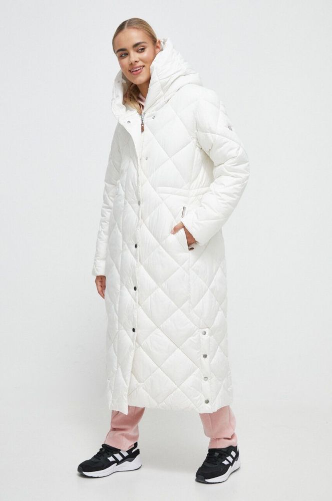 Куртка Didriksons жіноча колір білий зимова (3574791)