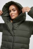 Куртка Didriksons жіноча колір зелений зимова (3574852)
