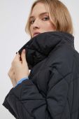 Куртка Sisley жіноча колір чорний перехідна oversize (3550577)