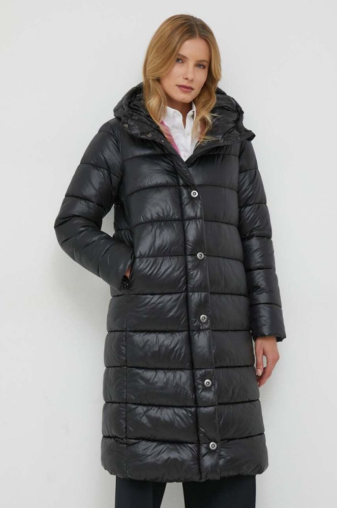 Куртка Sisley жіноча колір чорний зимова (3681103)
