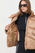 Куртка BOSS жіноча колір бежевий зимова oversize