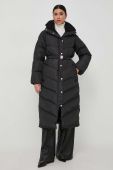 Пухова куртка BOSS жіноча колір чорний зимова oversize