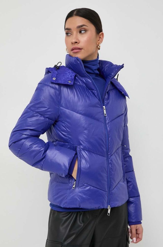 Куртка BOSS жіноча зимова колір блакитний
