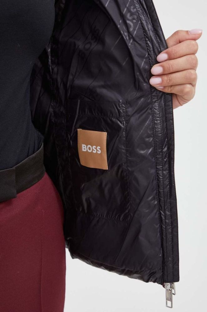 Куртка BOSS жіноча колір чорний зимова (3605732) фото 7