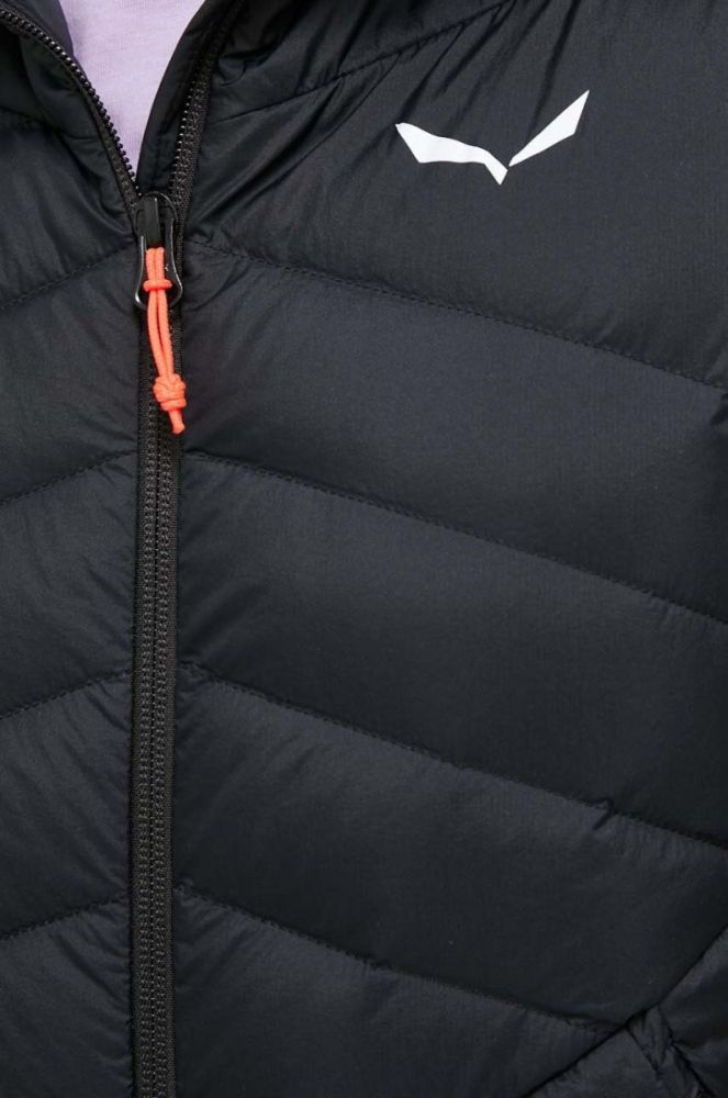 Спортивна пухова куртка Salewa Brenta колір чорний фото 5