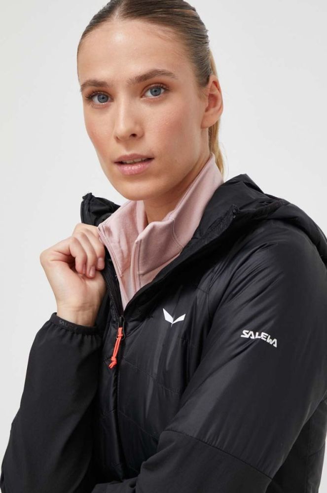 Спортивна куртка Salewa Ortles Hybrid колір чорний фото 4