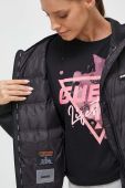 Куртка Guess жіноча колір чорний перехідна (3588437)