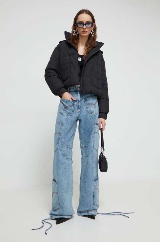 Куртка Moschino Jeans жіноча колір чорний зимова (3492819) фото 2