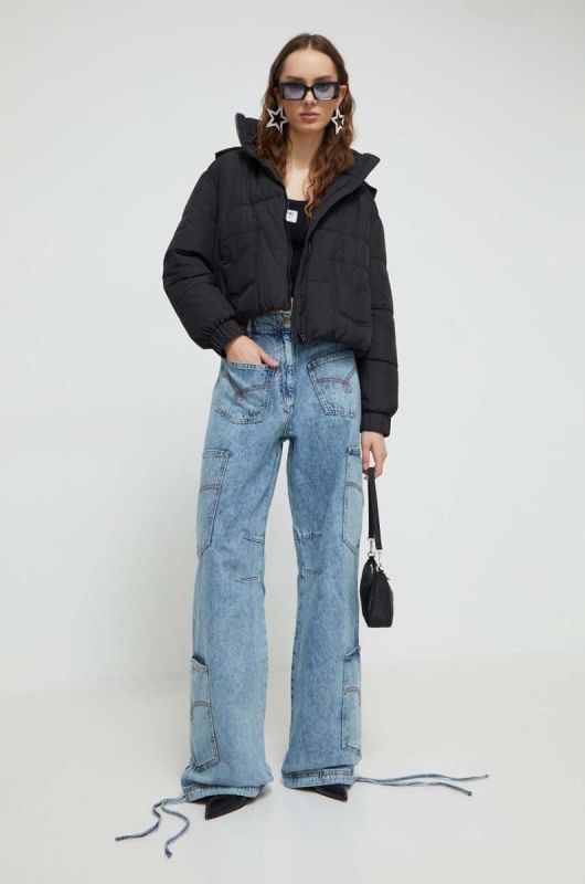 Куртка Moschino Jeans жіноча колір чорний зимова (3492819) фото 2