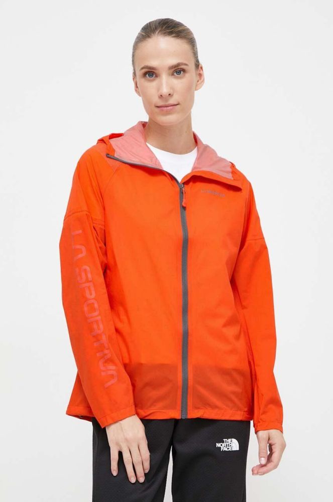 Дощовик LA Sportiva Pocketshell жіноча колір помаранчевий