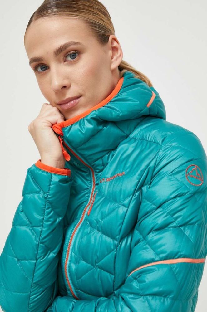 Спортивна пухова куртка LA Sportiva Pinnacle колір бірюзовий фото 4
