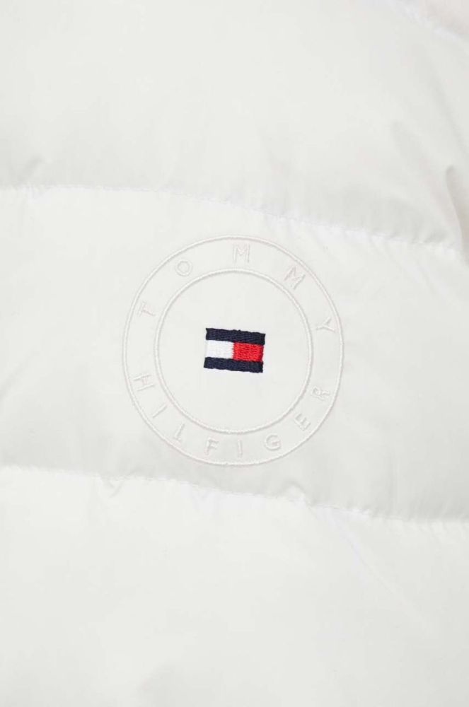 Пухова куртка Tommy Hilfiger жіноча колір бежевий зимова (3424592) фото 7