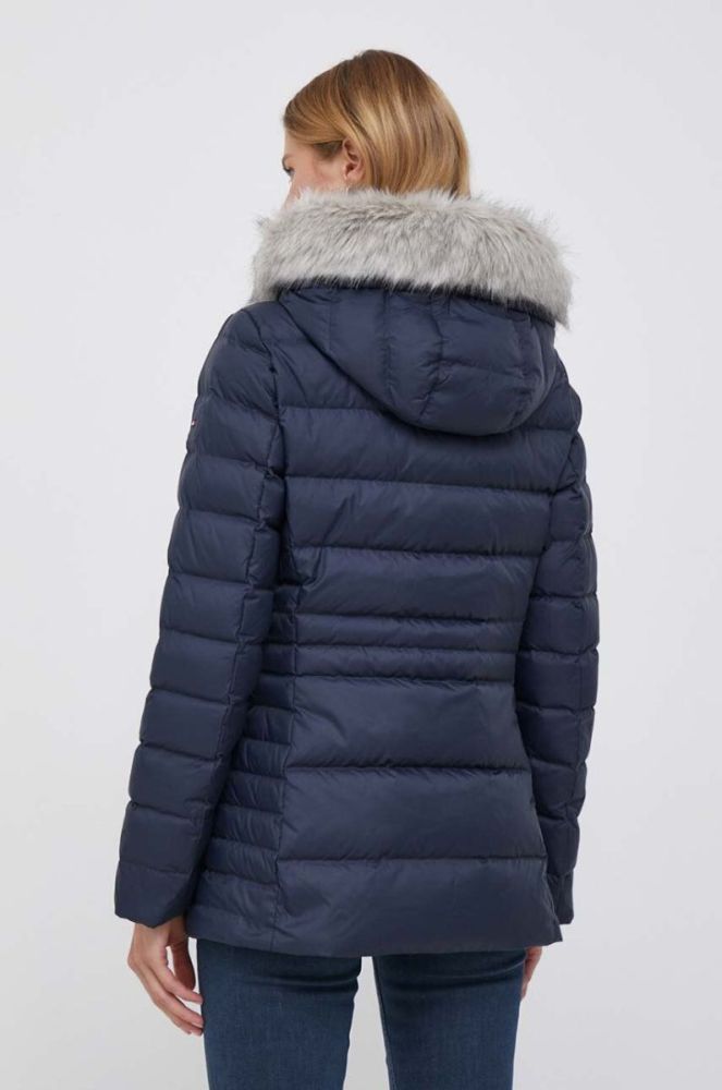 Пухова куртка Tommy Hilfiger жіноча колір синій зимова (3424581) фото 3
