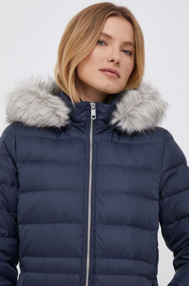 Пухова куртка Tommy Hilfiger жіноча колір синій зимова (3424581) фото 5