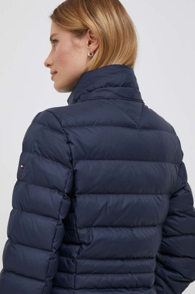 Пухова куртка Tommy Hilfiger жіноча колір синій зимова (3424581) фото 6