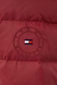 Пухова куртка Tommy Hilfiger жіноча колір бордовий зимова (3424569)