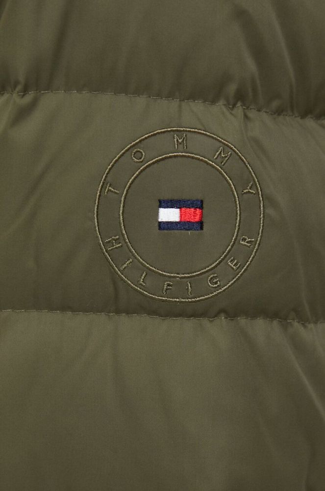 Пухова куртка Tommy Hilfiger жіноча колір коричневий зимова (3424587) фото 5