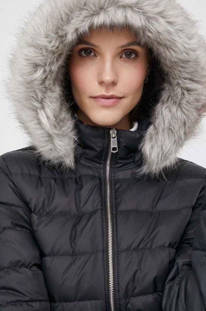 Пухова куртка Tommy Hilfiger жіноча колір чорний зимова (3424576) фото 4