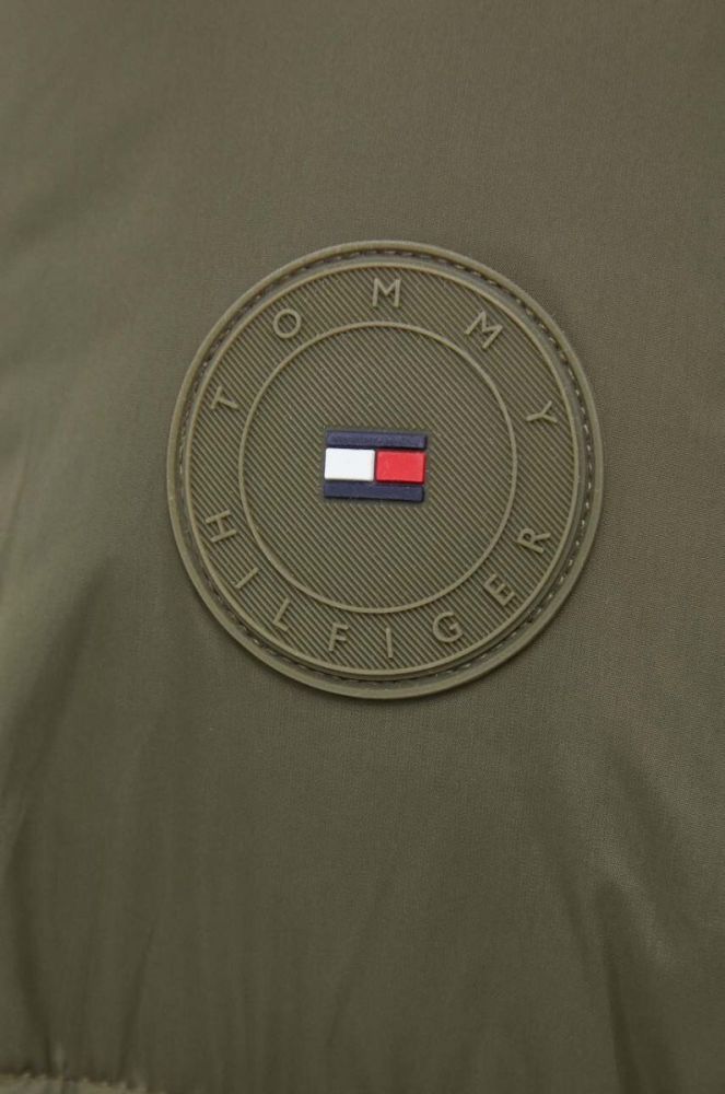 Куртка Tommy Hilfiger жіноча колір зелений зимова фото 5