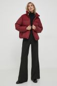 Куртка Tommy Hilfiger жіноча колір бордовий зимова