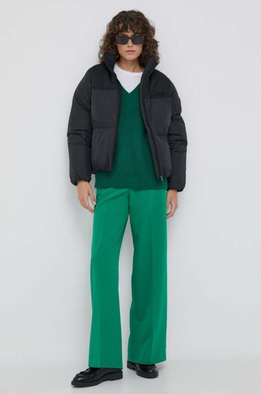 Куртка Tommy Hilfiger жіноча колір чорний зимова (3458666) фото 2