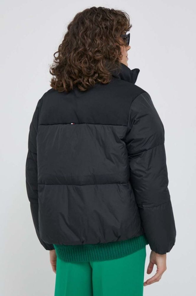 Куртка Tommy Hilfiger жіноча колір чорний зимова (3458666) фото 3