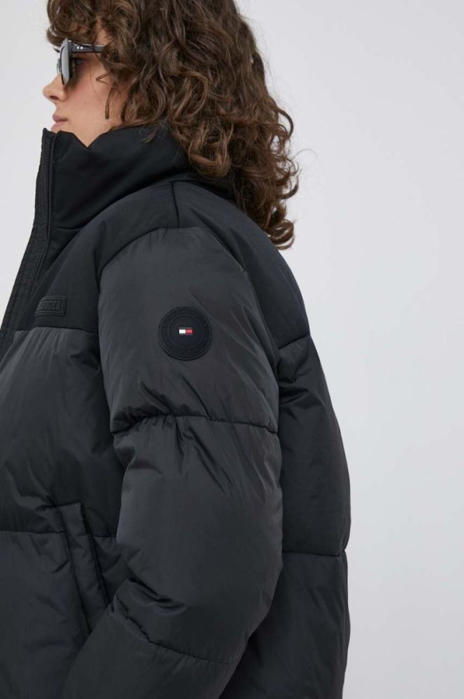Куртка Tommy Hilfiger жіноча колір чорний зимова (3458666) фото 5