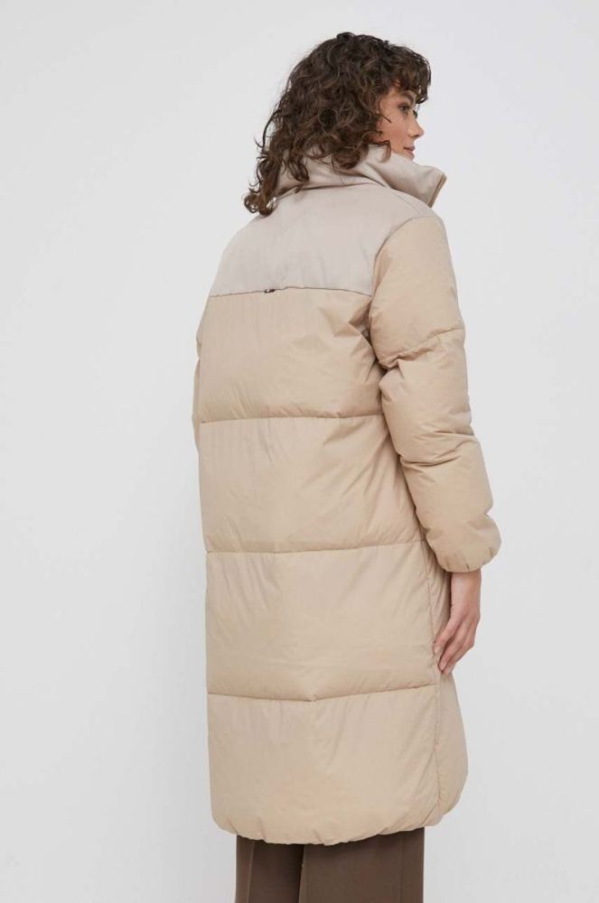 Куртка Tommy Hilfiger жіноча колір бежевий зимова (3485906) фото 3