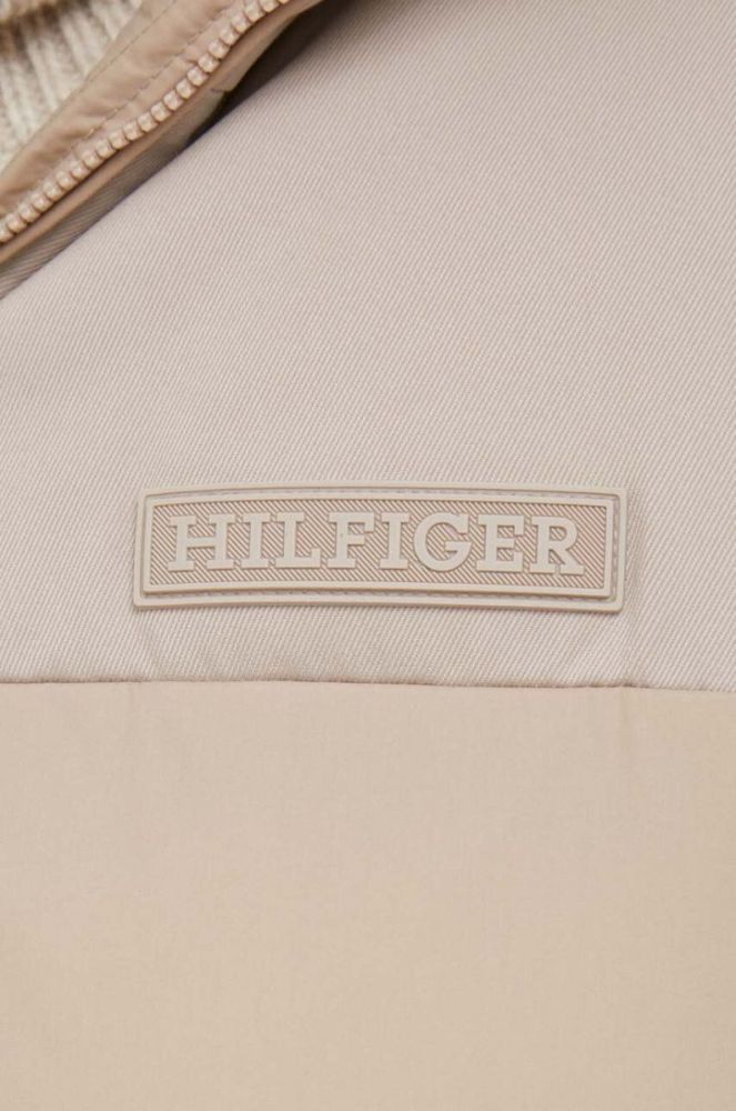 Куртка Tommy Hilfiger жіноча колір бежевий зимова (3485906) фото 5