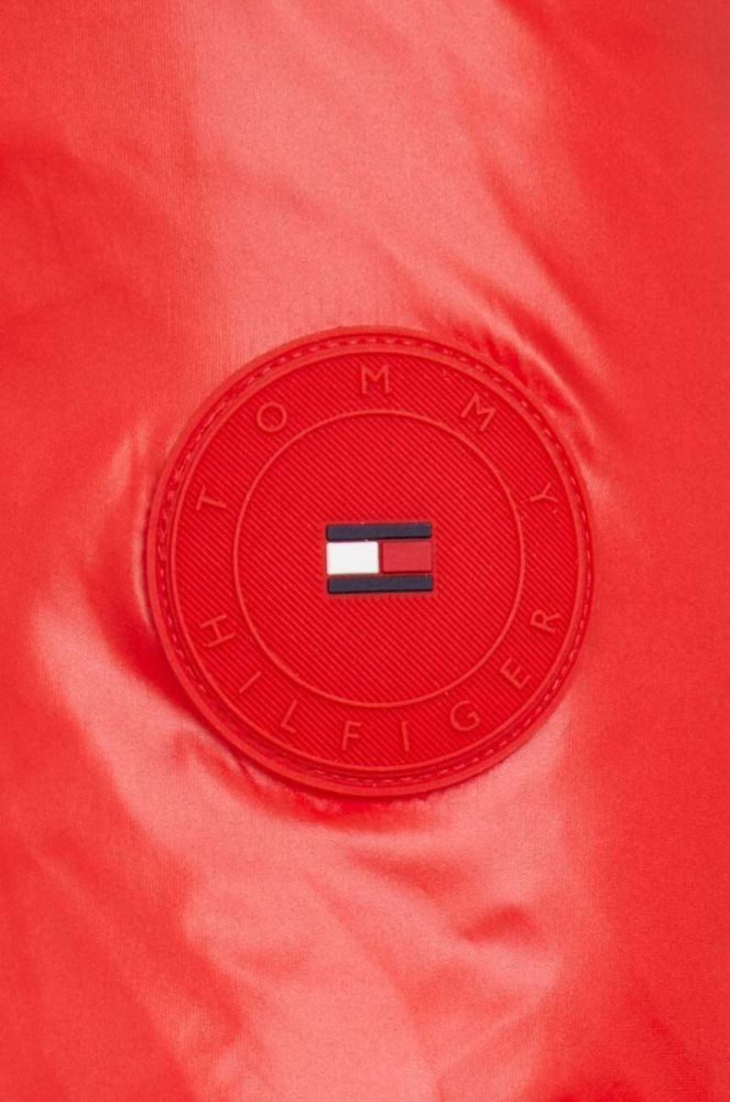 Пухова куртка Tommy Hilfiger жіноча колір червоний зимова (3485911) фото 5