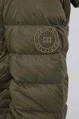 Пухова куртка Tommy Hilfiger жіноча колір зелений перехідна