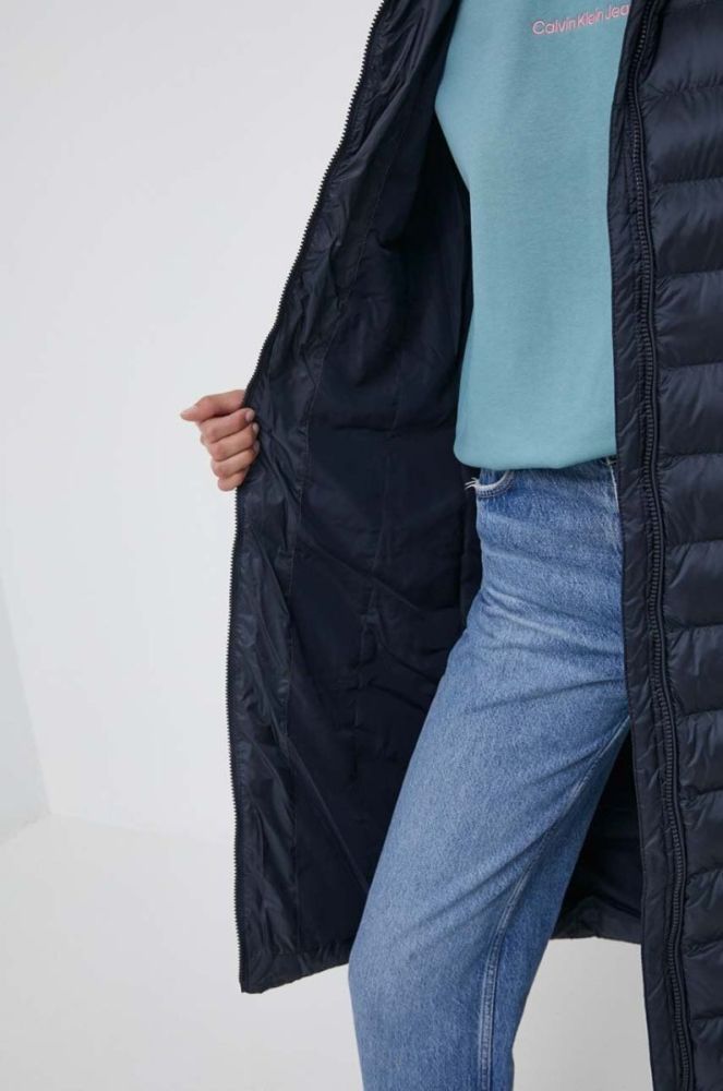 Куртка Tommy Hilfiger жіноча колір синій перехідна (3492834) фото 7