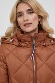 Куртка Tommy Hilfiger жіноча колір коричневий перехідна