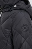 Куртка Tommy Hilfiger жіноча колір чорний перехідна (3437840)