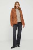Куртка Tommy Hilfiger жіноча колір коричневий зимова (3609795)