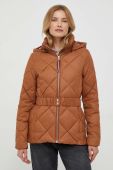 Куртка Tommy Hilfiger жіноча колір коричневий зимова (3609795)