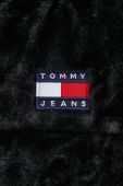 Куртка Tommy Jeans жіноча колір чорний зимова oversize (3647998)