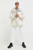 Куртка Tommy Jeans жіноча колір бежевий зимова oversize (3592970)