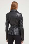 Шкіряна куртка Blugirl Blumarine жіноча колір чорний перехідна