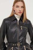 Шкіряна куртка Blugirl Blumarine жіноча колір чорний перехідна