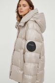 Пухова куртка MMC STUDIO Ilona жіноча колір бежевий зимова oversize (3530756)