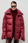 Пухова куртка MMC STUDIO Ilona жіноча колір бордовий зимова oversize
