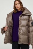 Пухова куртка MMC STUDIO Ilona жіноча колір коричневий зимова oversize (3530757)
